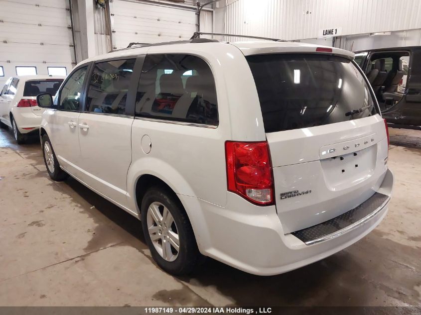 2018 Dodge Grand Caravan Crew VIN: 2C4RDGDGXJR242989 Lot: 11987149