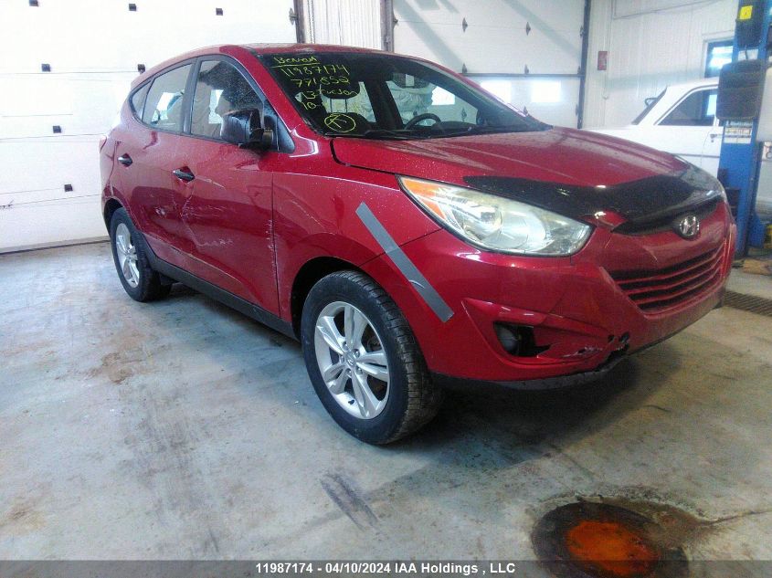 2013 Hyundai Tucson Gl VIN: KM8JT3AC2DU771852 Lot: 50342654