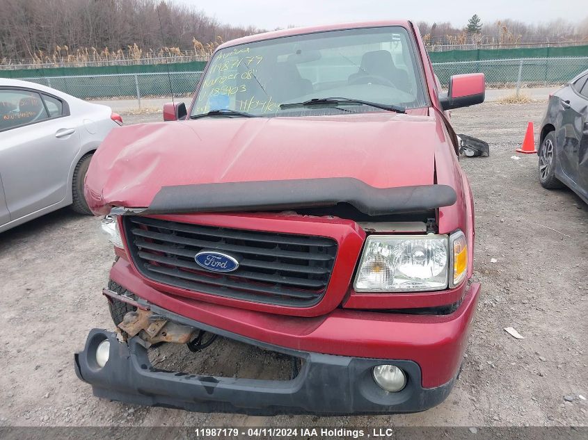 2008 Ford Ranger Super Cab VIN: 1FTYR44U58PA85403 Lot: 11987179