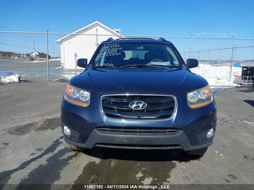 2011 Hyundai Santa Fe Gl 3.5 Sport VIN: 5XYZGDAG2BG032340 Lot: 11987182