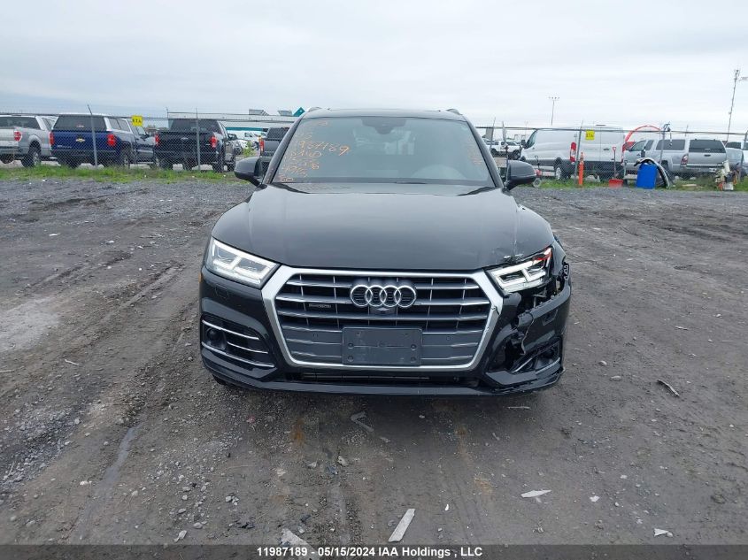 2018 Audi Q5 VIN: WA1FNAFY3J2115836 Lot: 11987189