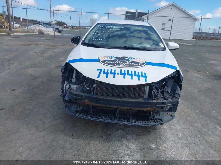 2015 Toyota Corolla L/Le/Le Pls/Prm/S/S Pls VIN: 2T1BURHEXFC334228 Lot: 11987249