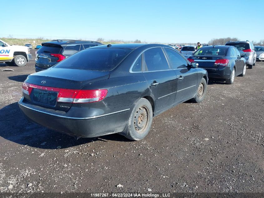 2008 Hyundai Azera VIN: KMHFC46F68A287091 Lot: 11987267