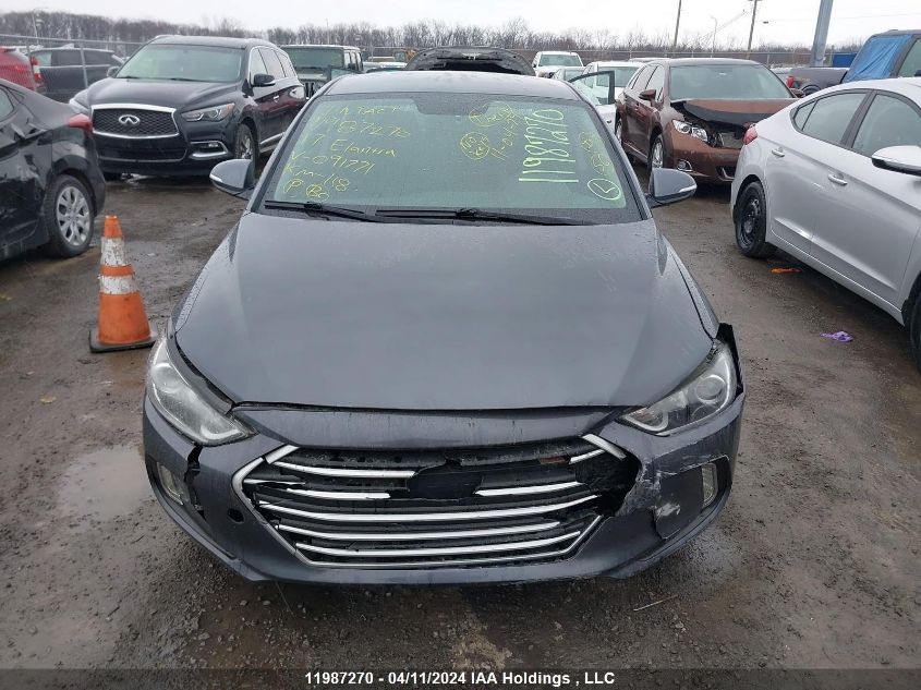 2017 Hyundai Elantra VIN: KMHD84LF7HU091771 Lot: 11987270