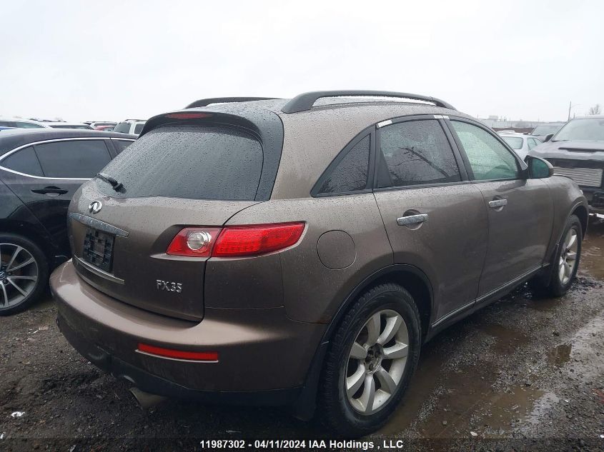 2003 Infiniti Fx35 VIN: JNRAS08W33X002795 Lot: 11987302