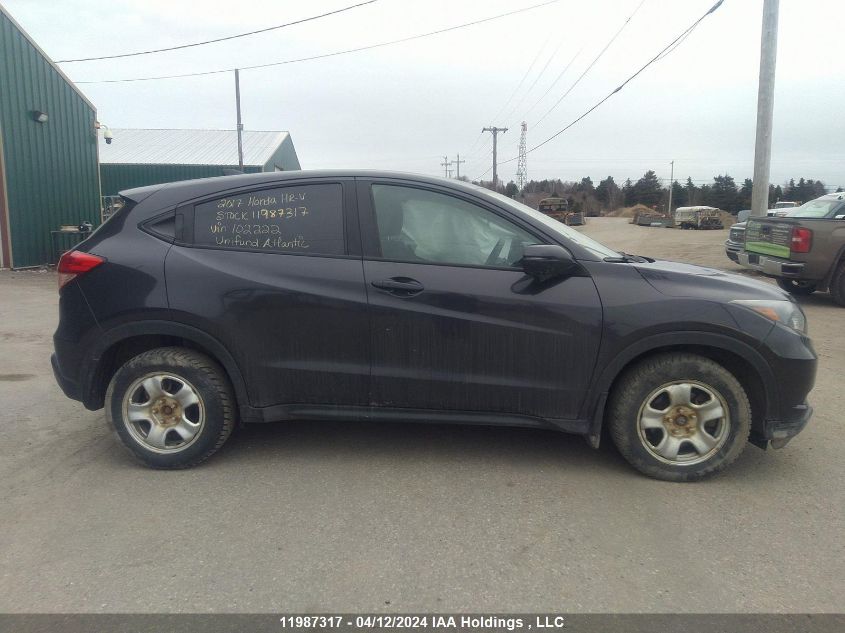 2017 Honda Hr-V VIN: 3CZRU6H59HM102222 Lot: 11987317