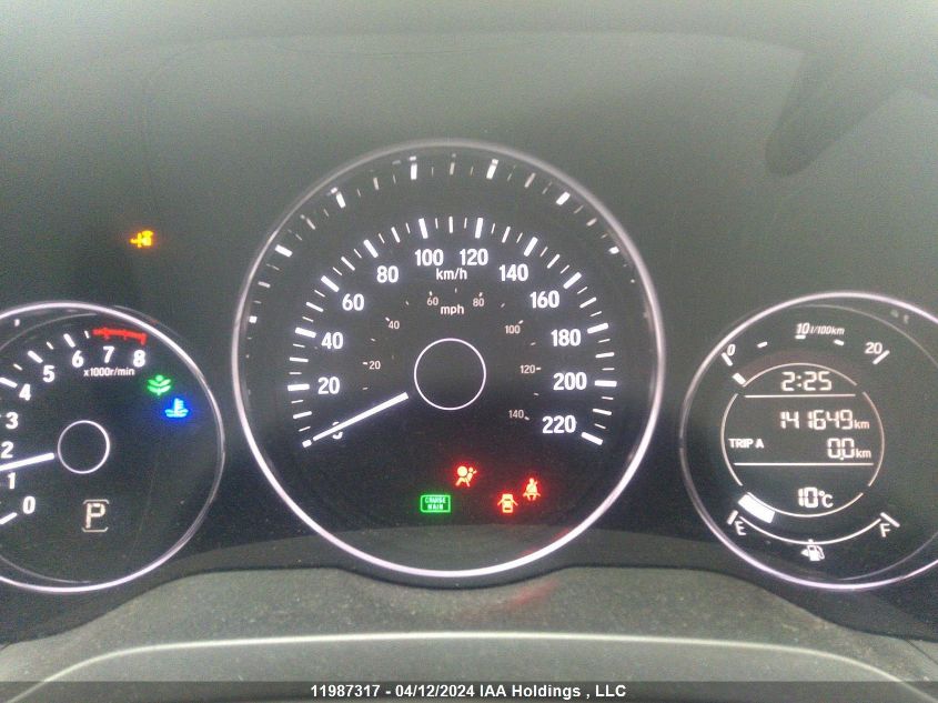 2017 Honda Hr-V VIN: 3CZRU6H59HM102222 Lot: 11987317