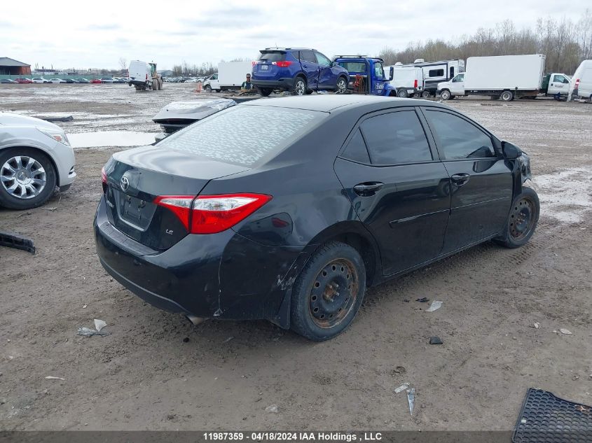 2016 Toyota Corolla Le VIN: 2T1BURHE4GC489021 Lot: 11987359