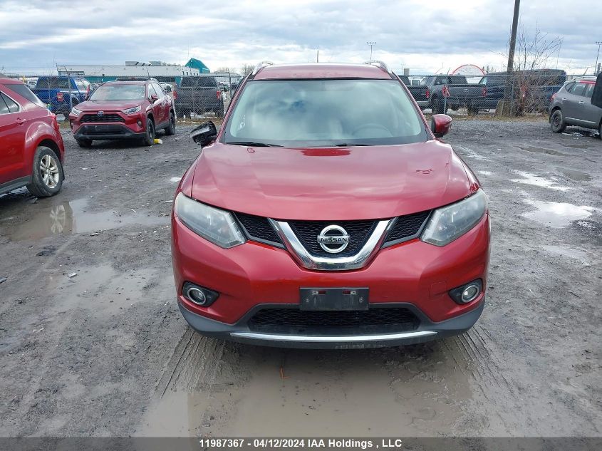 2016 Nissan Rogue VIN: 5N1AT2MV7GC885203 Lot: 11987367