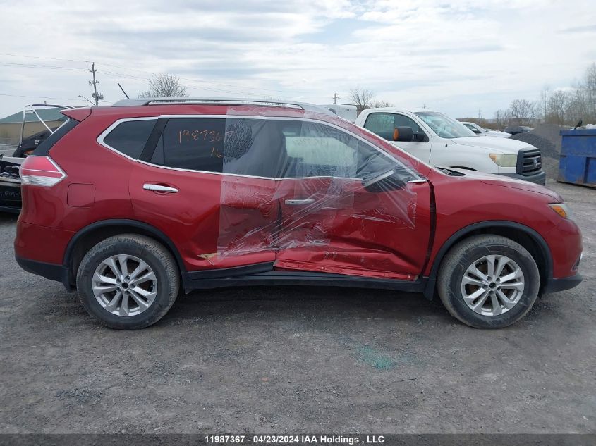 2016 Nissan Rogue VIN: 5N1AT2MV7GC885203 Lot: 11987367