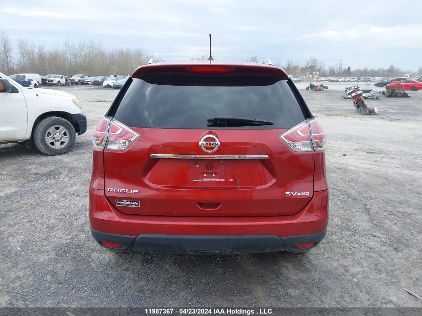 2016 Nissan Rogue VIN: 5N1AT2MV7GC885203 Lot: 11987367