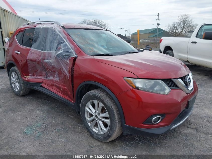 2016 Nissan Rogue VIN: 5N1AT2MV7GC885203 Lot: 11987367