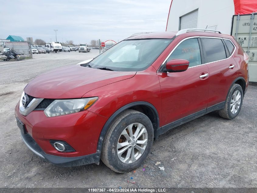 2016 Nissan Rogue VIN: 5N1AT2MV7GC885203 Lot: 11987367