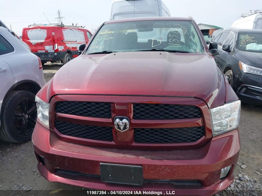 2017 Ram 1500 St VIN: 1C6RR7KT8HS742070 Lot: 11987394