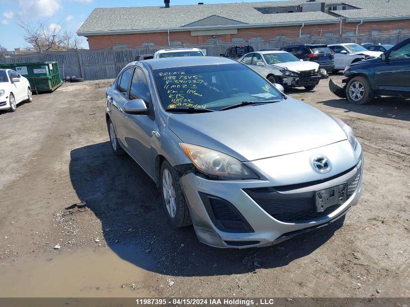 2011 Mazda Mazda3 VIN: JM1BL1UF0B1390227 Lot: 11987395