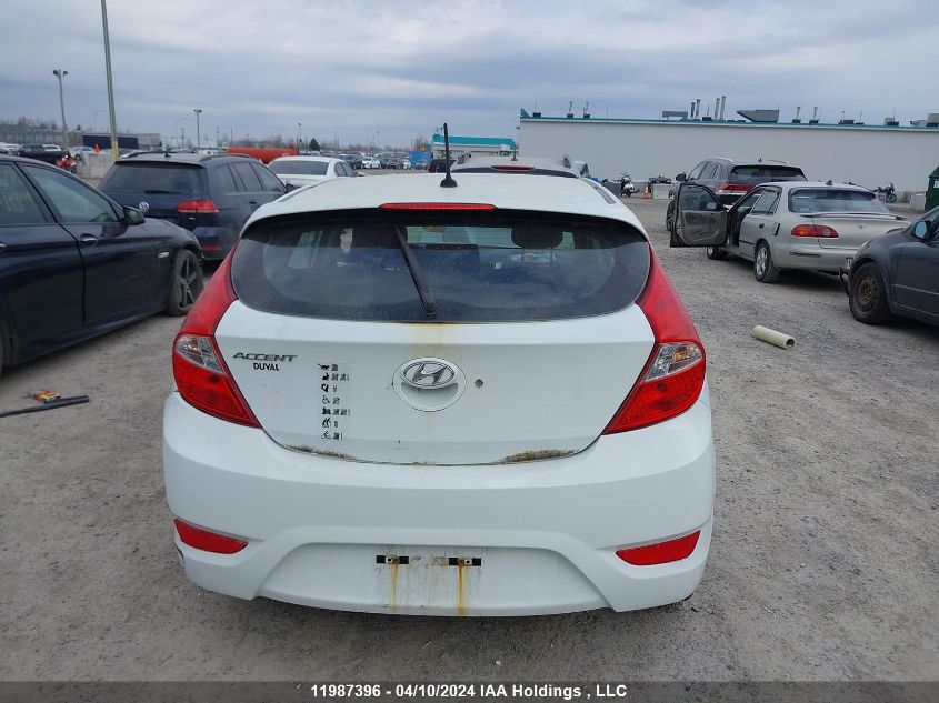 2012 Hyundai Accent Gls/Gs VIN: KMHCT5AE8CU054988 Lot: 11987396