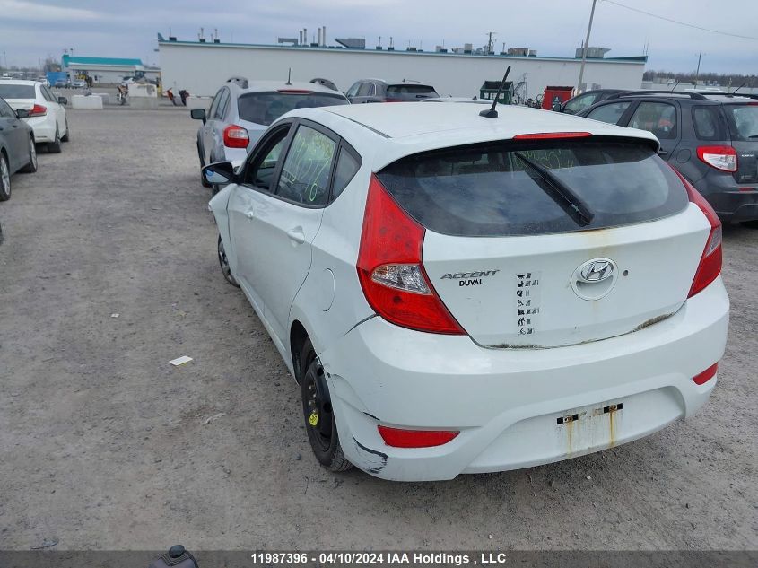 2012 Hyundai Accent Gls/Gs VIN: KMHCT5AE8CU054988 Lot: 11987396