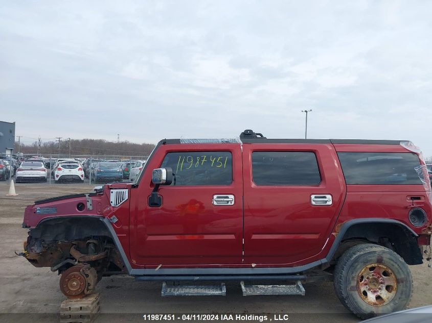 2003 Hummer H2 VIN: 5GRGN23U83H100104 Lot: 11987451