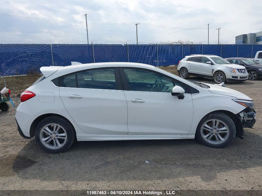 2018 Chevrolet Cruze Lt VIN: 3G1BE6SM2JS590153 Lot: 11987463