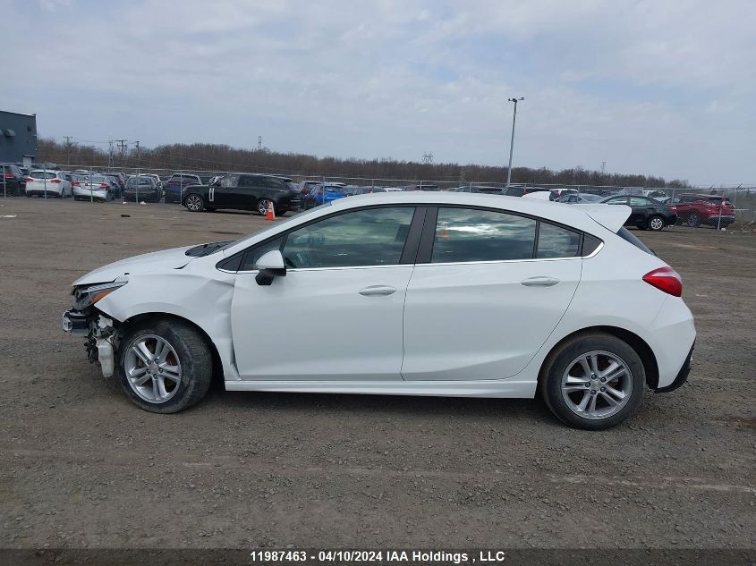 2018 Chevrolet Cruze Lt VIN: 3G1BE6SM2JS590153 Lot: 11987463