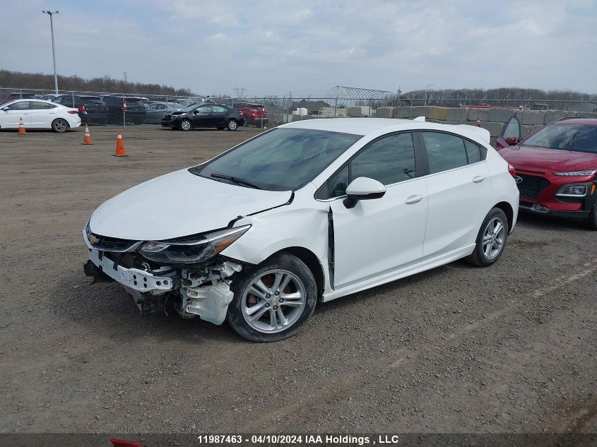 2018 Chevrolet Cruze Lt VIN: 3G1BE6SM2JS590153 Lot: 11987463