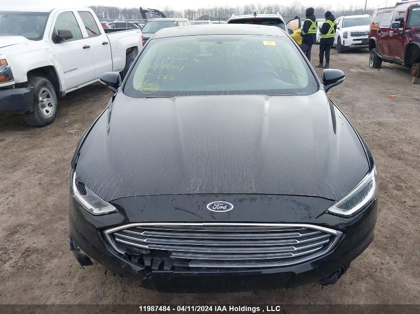 2017 Ford Fusion Se VIN: 3FA6P0T90HR268001 Lot: 11987484