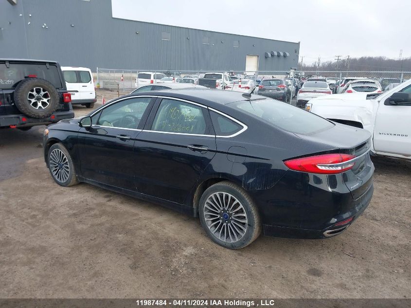 2017 Ford Fusion Se VIN: 3FA6P0T90HR268001 Lot: 11987484