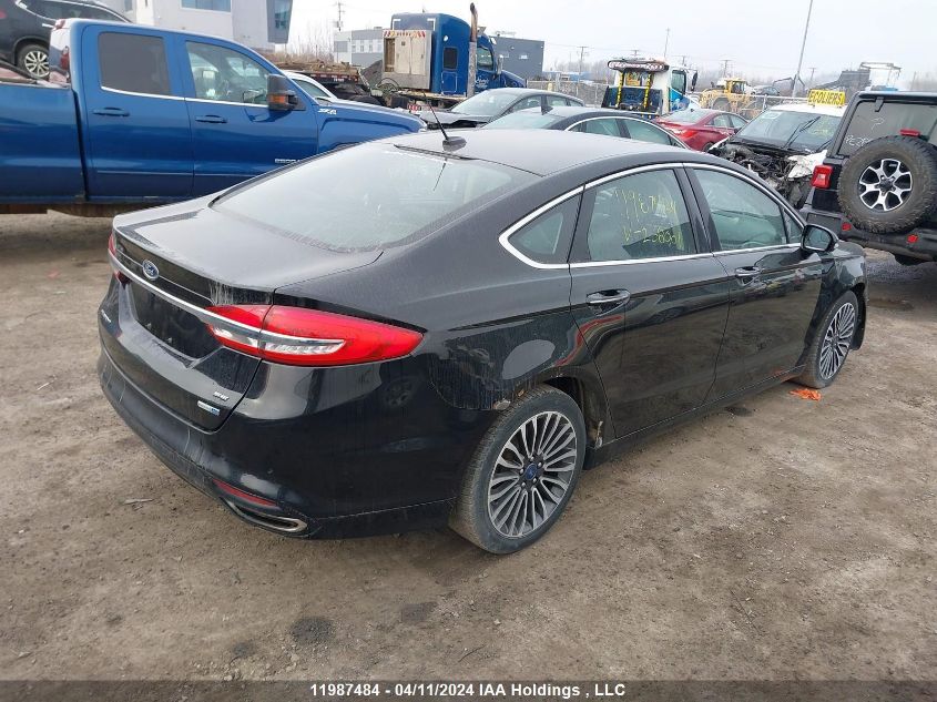 2017 Ford Fusion Se VIN: 3FA6P0T90HR268001 Lot: 11987484