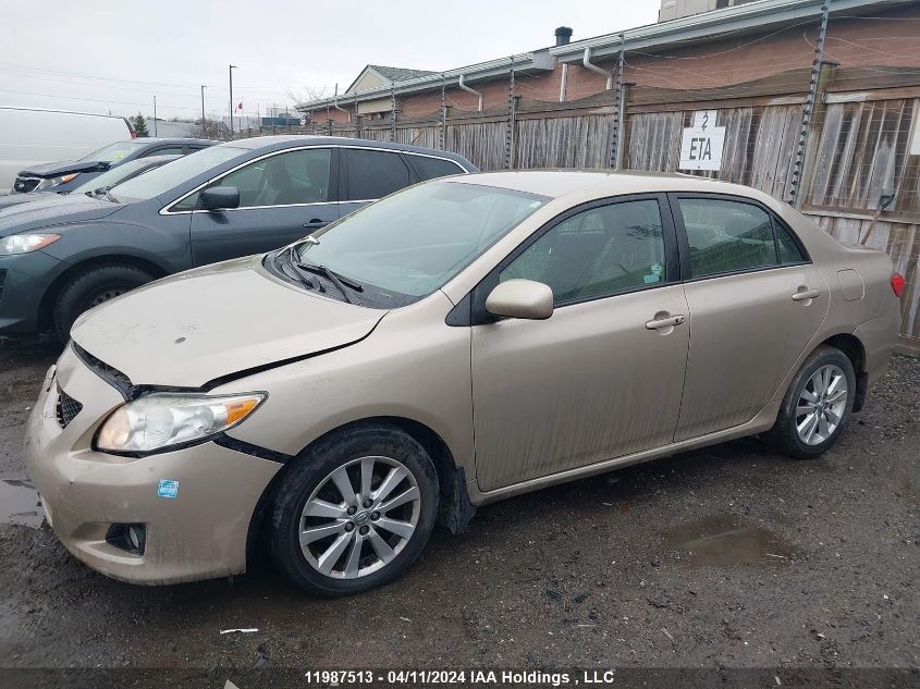 2009 Toyota Corolla S/Le/Xle VIN: 2T1BU40E19C034130 Lot: 11987513