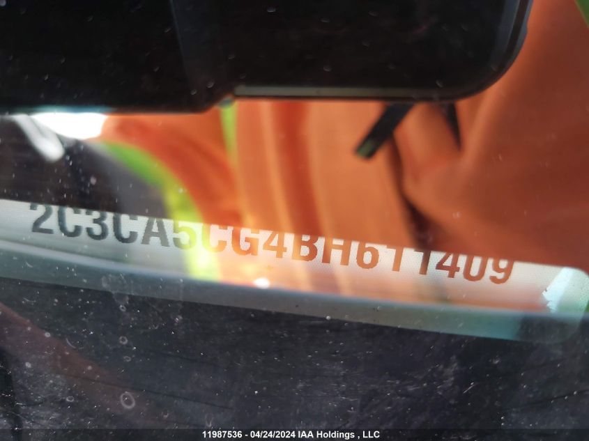 2011 Chrysler 300C VIN: 2C3CA5CG4BH611409 Lot: 11987536