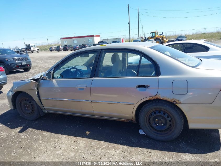 2004 Honda Civic Sdn VIN: 2HGES16674H901242 Lot: 11987538