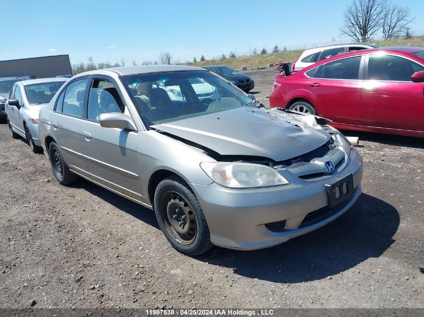 2004 Honda Civic Sdn VIN: 2HGES16674H901242 Lot: 11987538