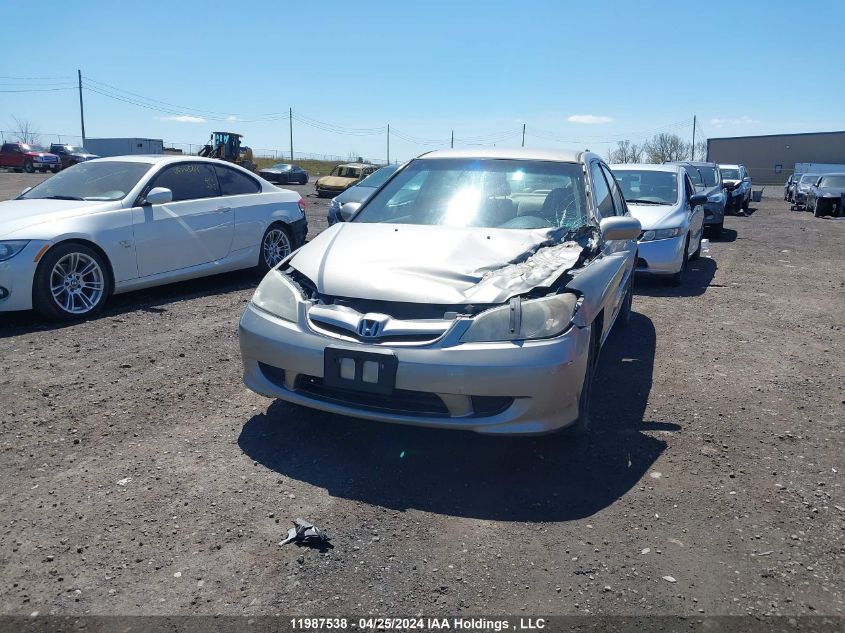 2004 Honda Civic Sdn VIN: 2HGES16674H901242 Lot: 11987538