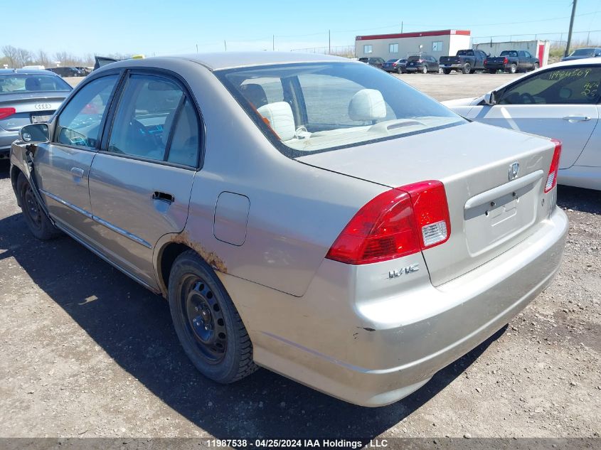 2004 Honda Civic Sdn VIN: 2HGES16674H901242 Lot: 11987538