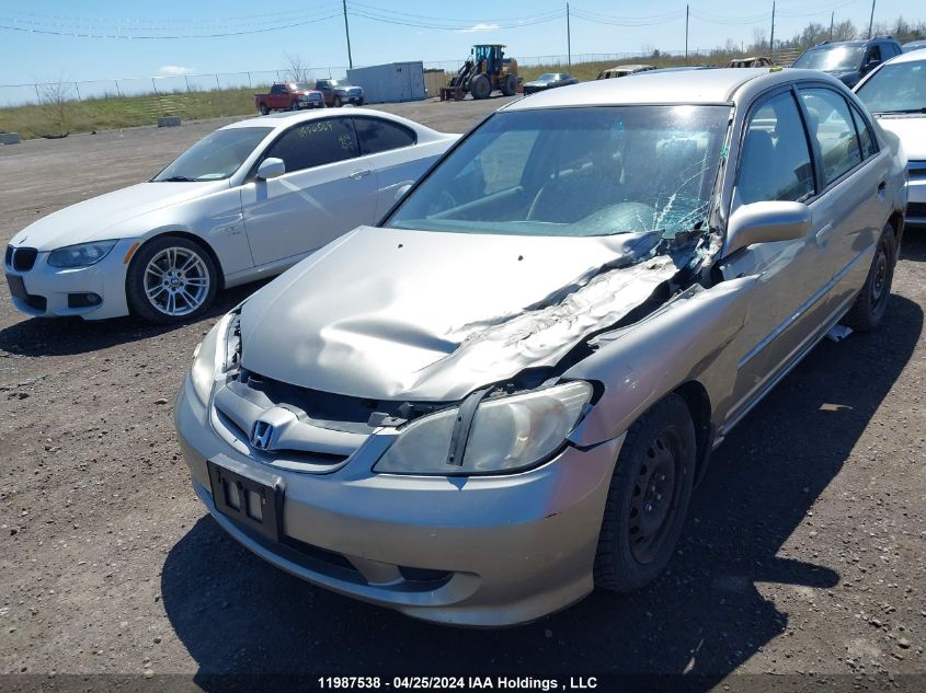 2004 Honda Civic Sdn VIN: 2HGES16674H901242 Lot: 11987538