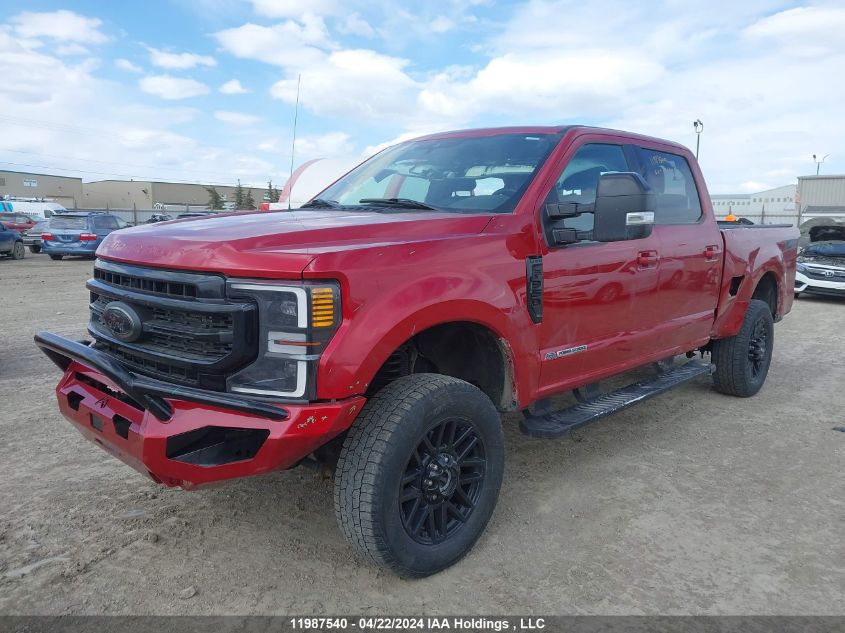 2020 Ford F-350 Lariat VIN: 1FT8W3BT7LEE80796 Lot: 11987540