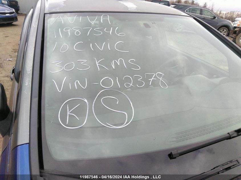 2010 Honda Civic Sdn VIN: 2HGFA1F40AH012378 Lot: 11987546