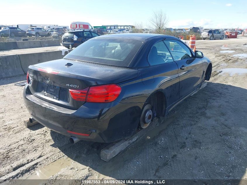 2017 BMW 4 Series VIN: WBA4U1C34H5A16265 Lot: 11987553