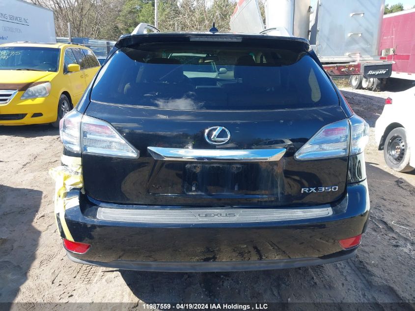 2011 Lexus Rx 350 VIN: 2T2BK1BA4BC092491 Lot: 11987559