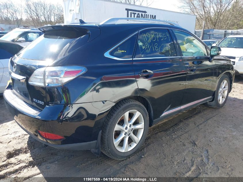 2011 Lexus Rx 350 VIN: 2T2BK1BA4BC092491 Lot: 11987559