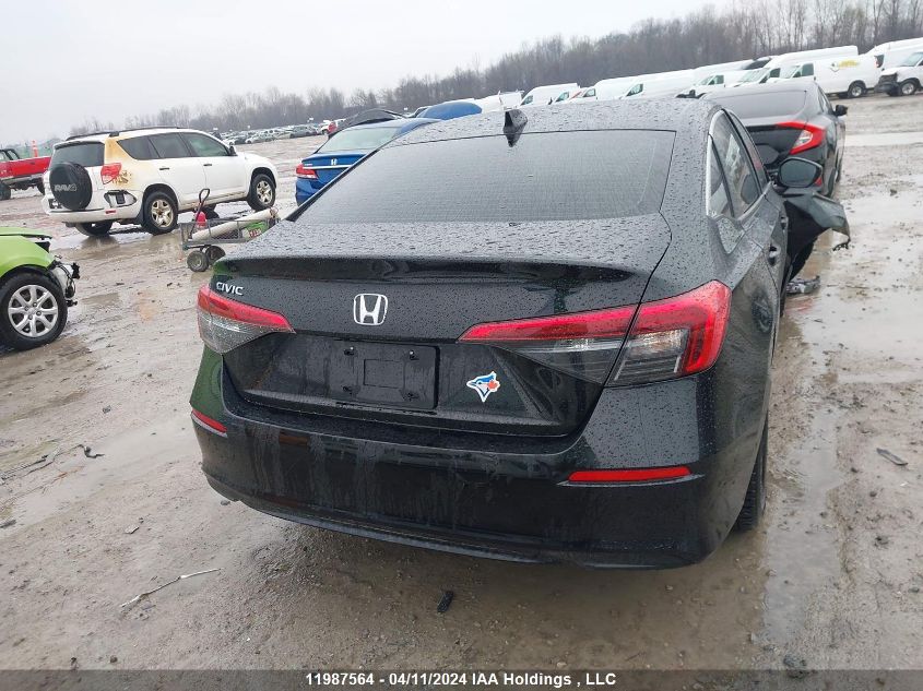 2022 Honda Civic Lx VIN: 2HGFE2F25NH121059 Lot: 11987564