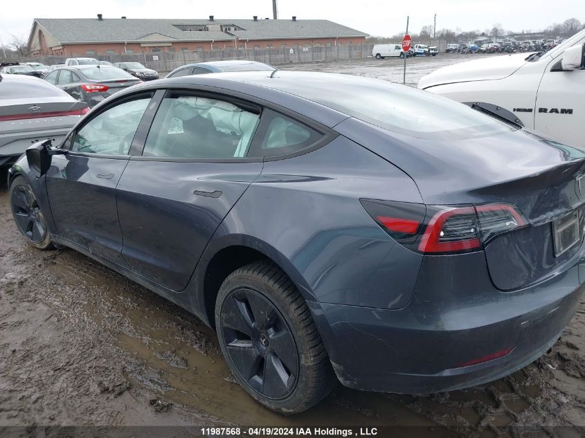 2023 Tesla Model 3 VIN: LRW3E1EB5PC932537 Lot: 11987568