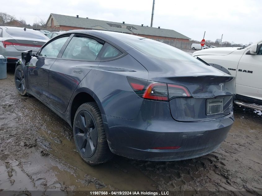 2023 Tesla Model 3 VIN: LRW3E1EB5PC932537 Lot: 11987568