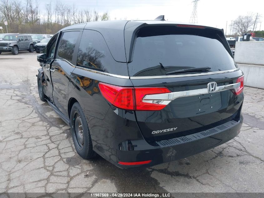 2019 Honda Odyssey Ex VIN: 5FNRL6H4XKB502799 Lot: 11987569