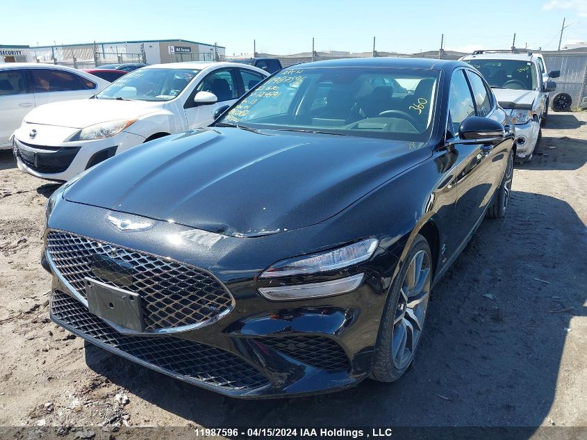 2023 Genesis G70 Prestige VIN: KMTG34TA2PU124891 Lot: 11987596