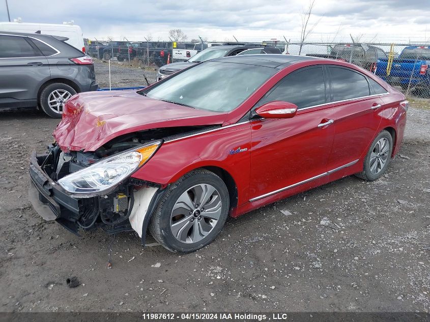 2014 Hyundai Sonata Hybrid Limited VIN: KMHEC4A40EA118293 Lot: 11987612