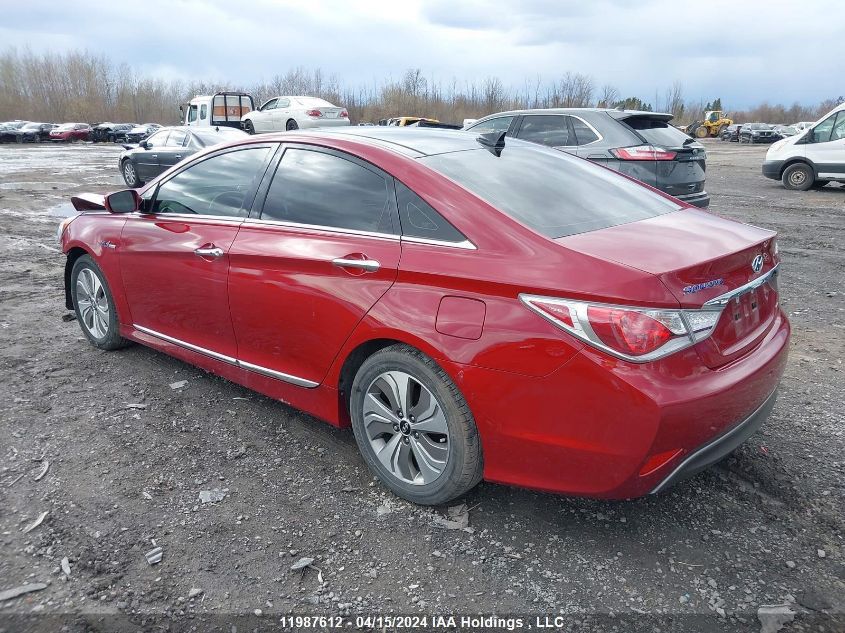 2014 Hyundai Sonata Hybrid Limited VIN: KMHEC4A40EA118293 Lot: 11987612