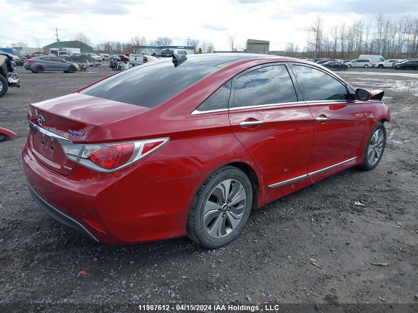 2014 Hyundai Sonata Hybrid Limited VIN: KMHEC4A40EA118293 Lot: 11987612