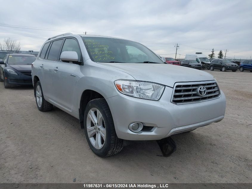 2008 Toyota Highlander Limited VIN: JTEES42A682038843 Lot: 11987631