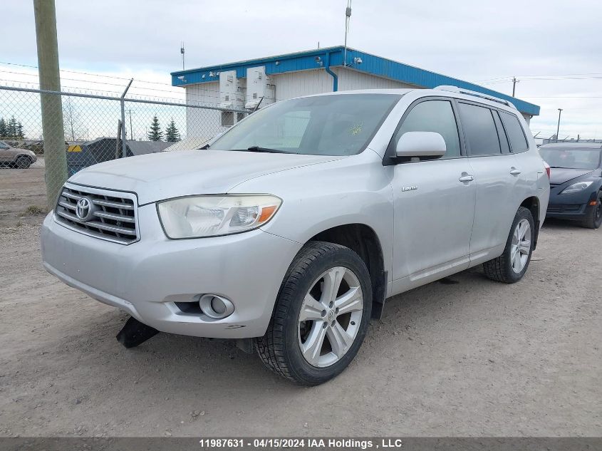 2008 Toyota Highlander Limited VIN: JTEES42A682038843 Lot: 11987631